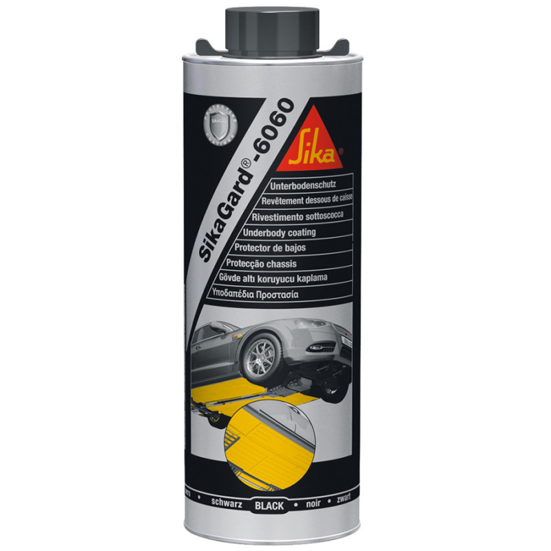 SIKA 6060 alustamassa ruiskutettava,musta, 1L